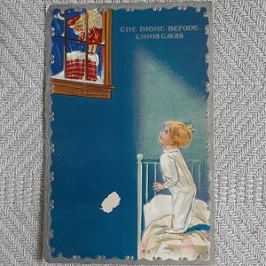 Vintage Christmas postcard from 1910